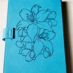 Custom Design Suede Journal w/ Snap Closure & Tassel